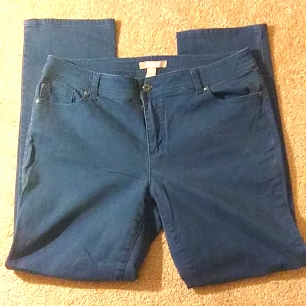 Chico's blue jeans